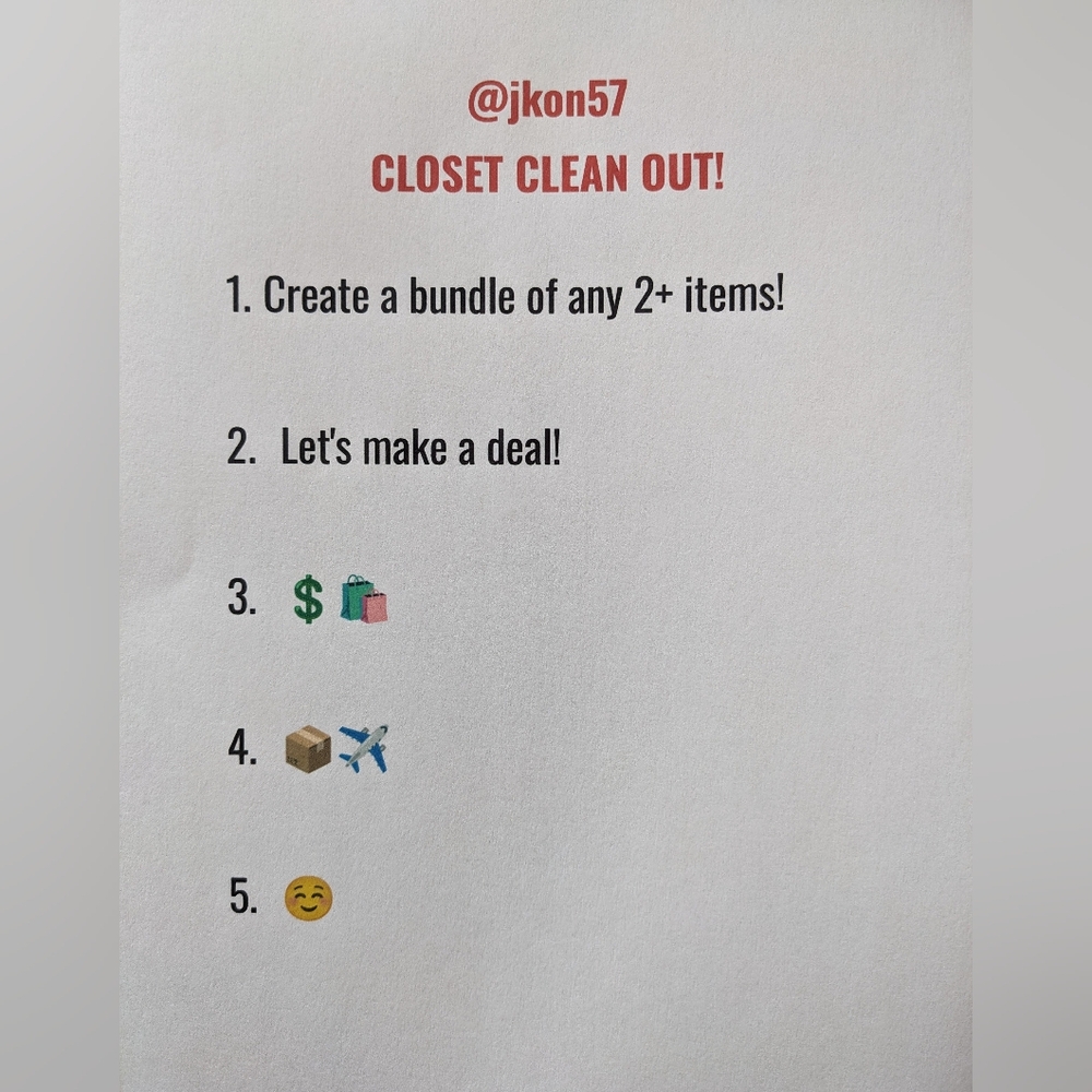 Closet clean out!!